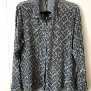 Tolani Vinatge Printed Blouse L